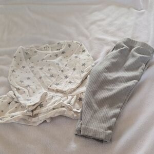 Kids Starry Night Matching Set - White and Gray